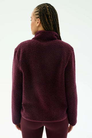 Splits59 Harris Sherpa Jacket - Dark Cherry