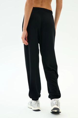 Splits59 Andie Oversized Fleece Varsity 59 Sweatpant - Black