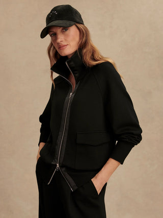 Varley Roxbury Zip Through - Black