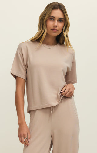 Z Supply Harbor Top - Parchment