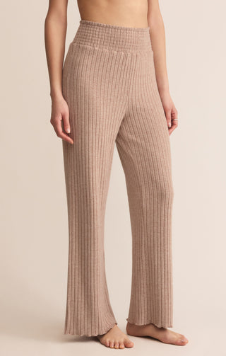 Z Supply Dawn Smocked Pant - Iced Coffee