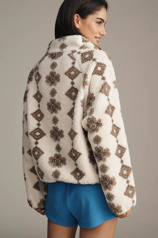 The Upside Harlow Fleece Pullover - Abstract