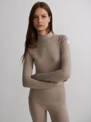 Varley Always Warm Baselayer Top - Taupe Marl