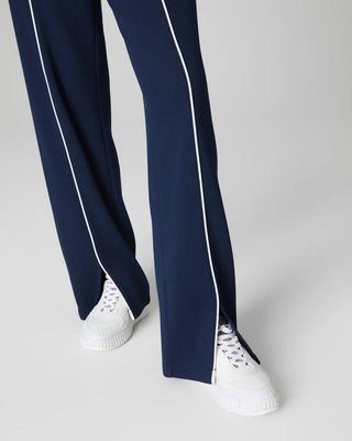 Spanx AirEssentials Pique Straight Leg Pant - Timeless Navy