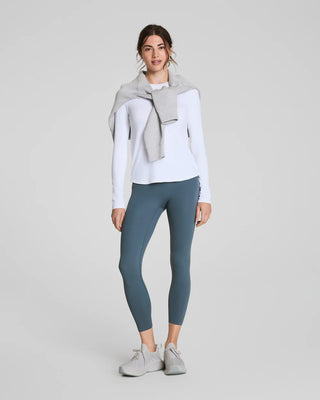 Spanx Activate Long Sleeve Top - Vivid White