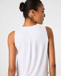 Spanx Activate Crewneck Tank - Vivid White