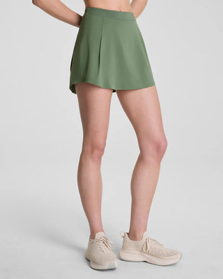 Spanx Skort with Mid-Tummy Compression - Eucalyptus
