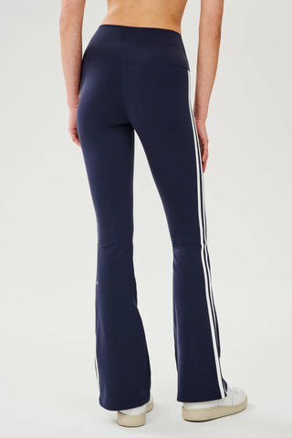 Splits59 Raquel High Waist Supplex Flare - Indigo/White