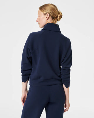 Spanx AirEssentials Half Zip - Timeless Navy