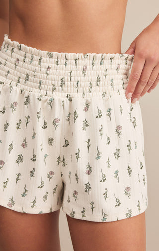 Z Supply Dawn Floral Short - Crystal