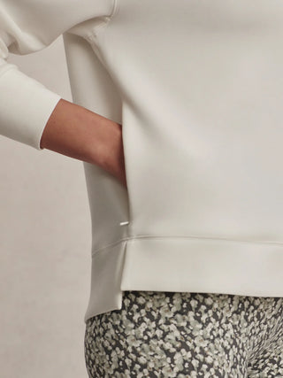 Varley Karo Half Zip Midlayer - Snow White