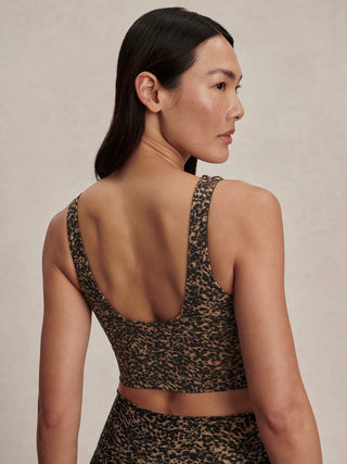 Varley Freesoft Cori Bra - Prairie Sand Cheetah