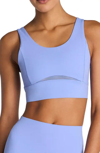 Spanx Bodyline Sheerious Longline Sports Bra - Hyacinth