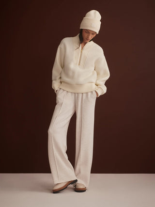 Varley Mumford Half Zip Fleece - Egret