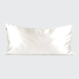 Kitsch Satin King Pillowcase - Ivory