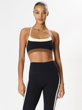 Splits59 Scottie Airweight Bra - Black/Creme