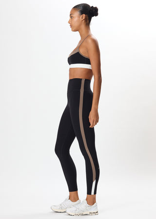 Splits59 Layla Airweight High Waist 7/8 Legging - Black/Lentil