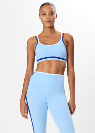 Splits59 Eva Rigor Double Strap Bra - Skylight/Cobalt