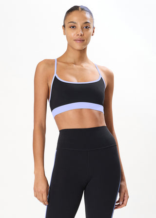Splits59 Emerson Airweight Bra - Black/Purple Haze