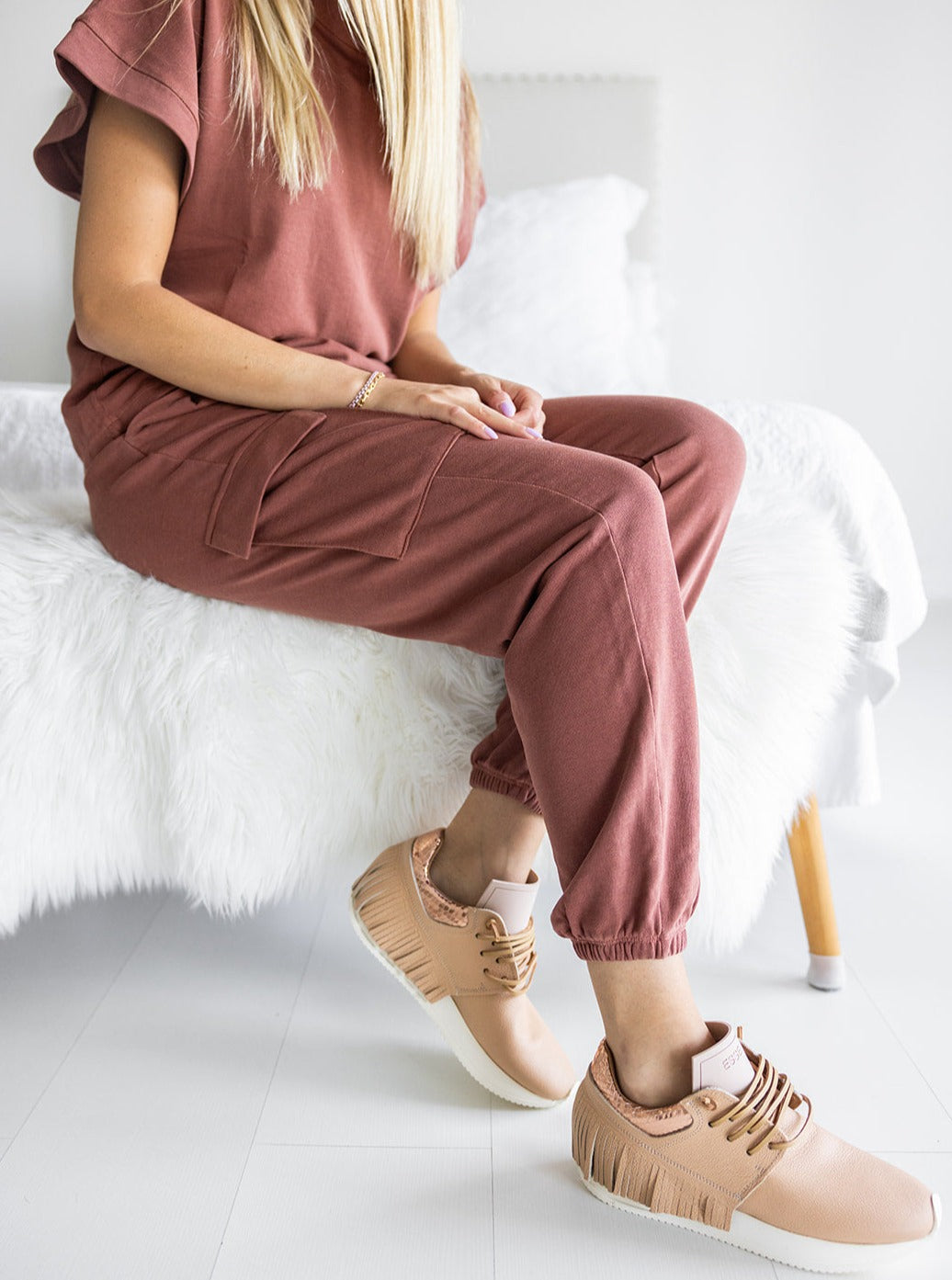 Women's Esseutesse Sneakers - Fringe Shoes â SculptHouse