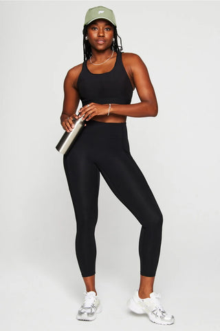 Fabletics Principal High Impact Sports Bra - Black