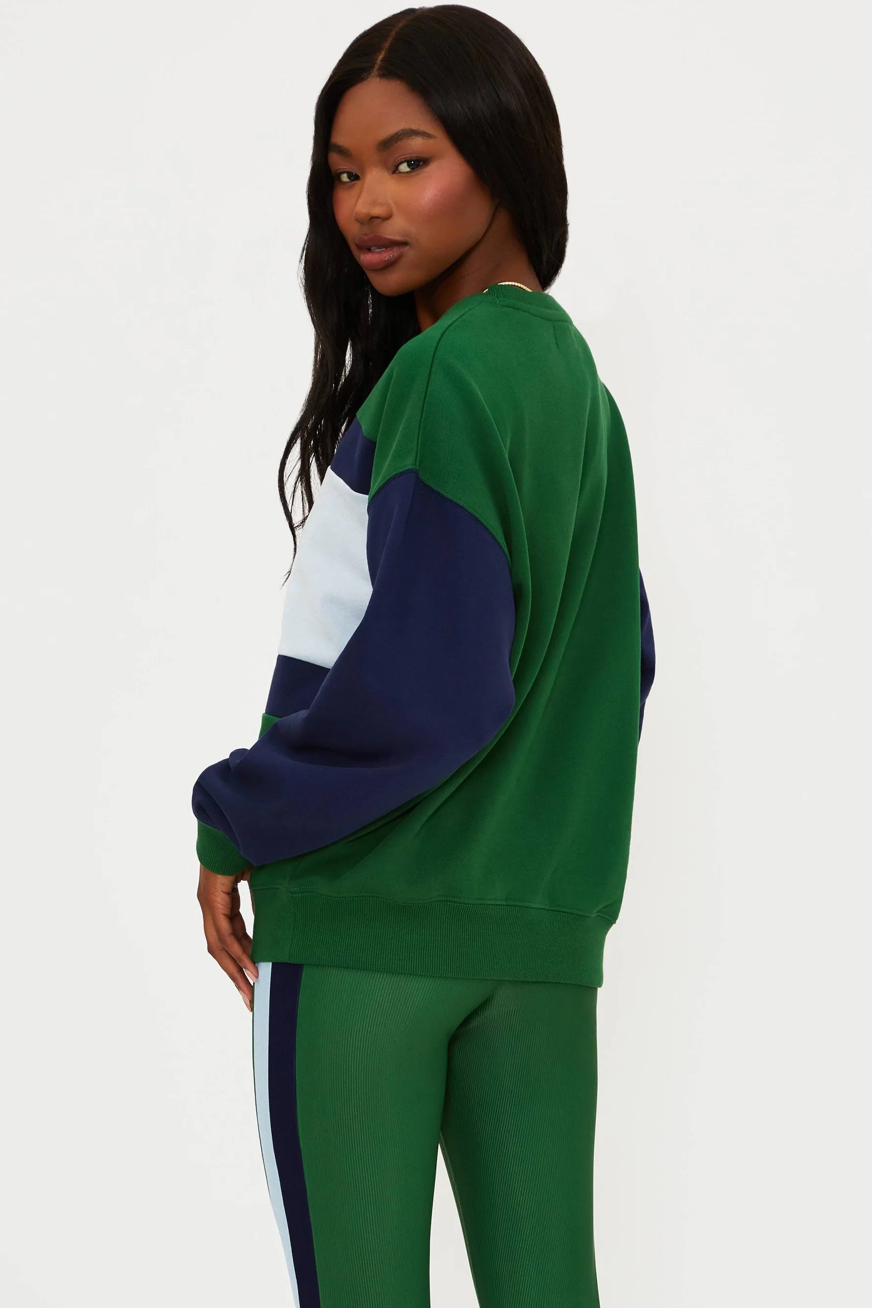 Beach Riot Devyn Oversized Sweater - Ivy Color Block – SculptHouse