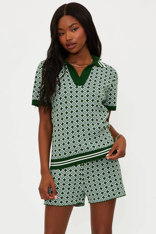 Beach Riot Giana Top - Racquet Club Green