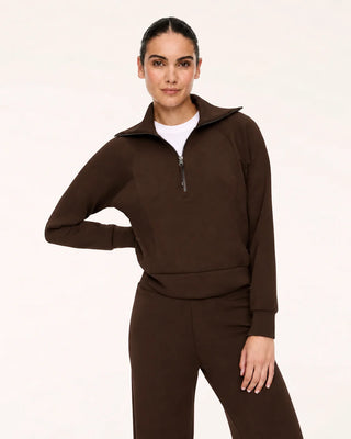 Spanx AirEssentials Half Zip - Umber Root