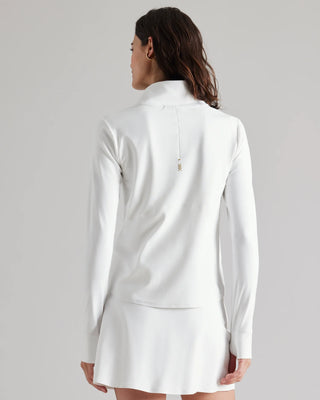 Rhone Course To Court 1/4 Zip - Snow White