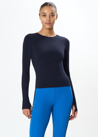 Splits59 Airweight Lite LS Waist Length Top - Indigo