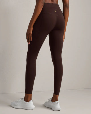 Rhone Defy Compression 7/8 Pocket Legging - Dark Espresso