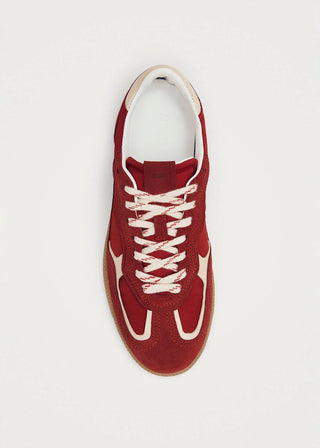 Alohas Tb.490 Rife Leather Sneakers - Red Sheen