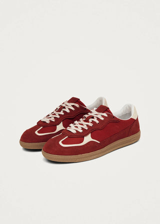Alohas Tb.490 Rife Leather Sneakers - Red Sheen