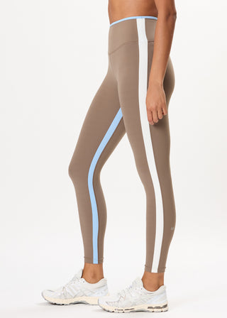 Splits59 Sam High Waist Rigor 7/8 Leggings - Lentil/White