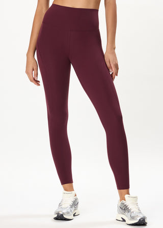 Splits59 Airweight High Waist Pocket Legging - Dark Cherry