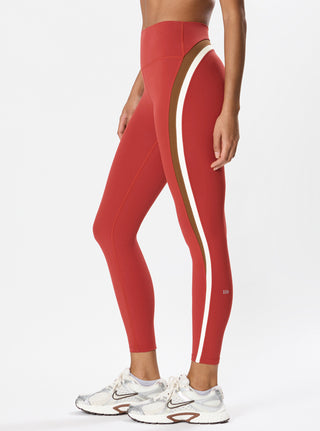 Splits59 Emerson Airweight Legging - Terracotta/Creme