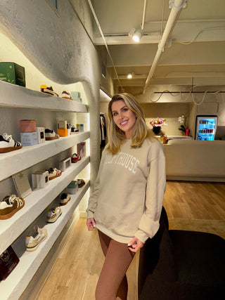 SculptHouse Logo Sweatshirt - Taupe