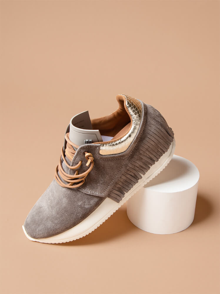 Esseutesse Fringe Sneakers - Handmade Italian Leather Shoes | Esseutesse â SculptHouse