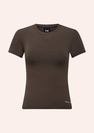 P.E. Nation Foundation Short Sleeve Tee - Espresso