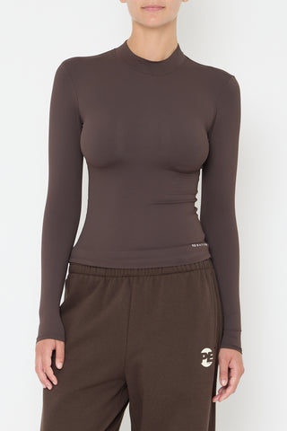 P.E. Nation Foundation LS Top - Coffee