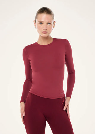 P.E. Nation Foundation LS Top - Cabernet