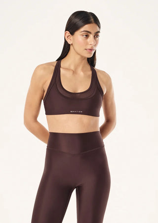 P.E. Nation Fusion Sports Bra - Dark Plum