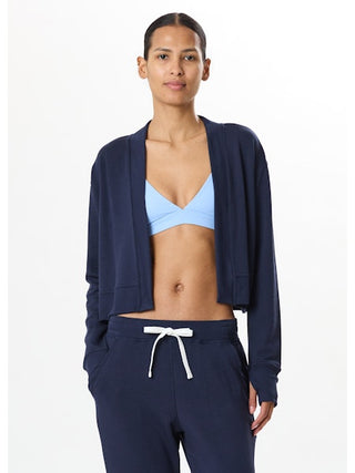 Splits59 Susan Fleece Cardigan - Indigo