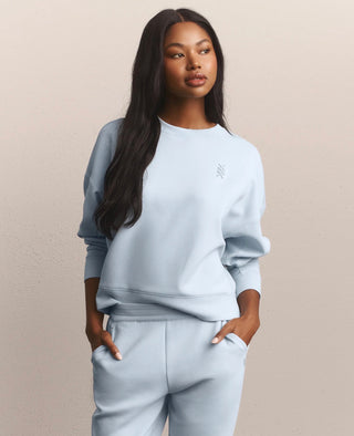Rhone Dreamglow Crewneck - Frost Blue