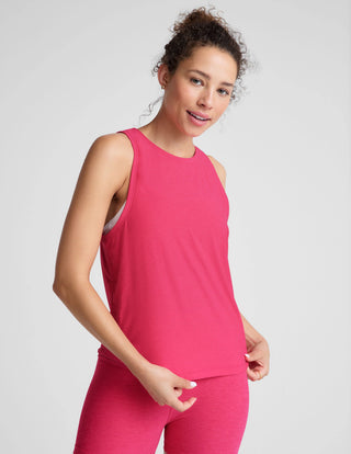 Beyond Yoga Featherweight Rebalance Tank - Vivid Pink Heather