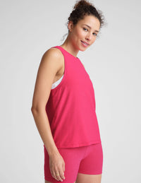 Beyond Yoga Featherweight Rebalance Tank - Vivid Pink Heather