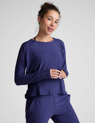 Beyond Yoga Featherweight Daydreamer Pullover - Eternal Blue