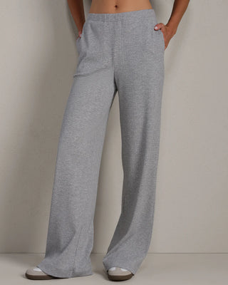 Rhone LivLuxe Rib Pant - Heather Gray