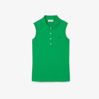 Lacoste Women's L.12.D Sleeveless Stretch Polo - Calathea