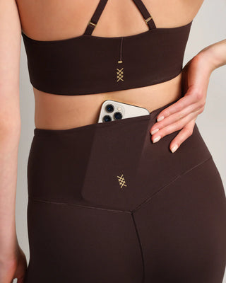 Rhone Revive 7/8 Legging - Dark Espresso